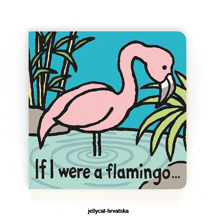 Jellycat kad bih bio flamingo knjiga višebojna 788 knjiga Jellycat kad bih bio flamingo knjiga višebojna 788 knjiga